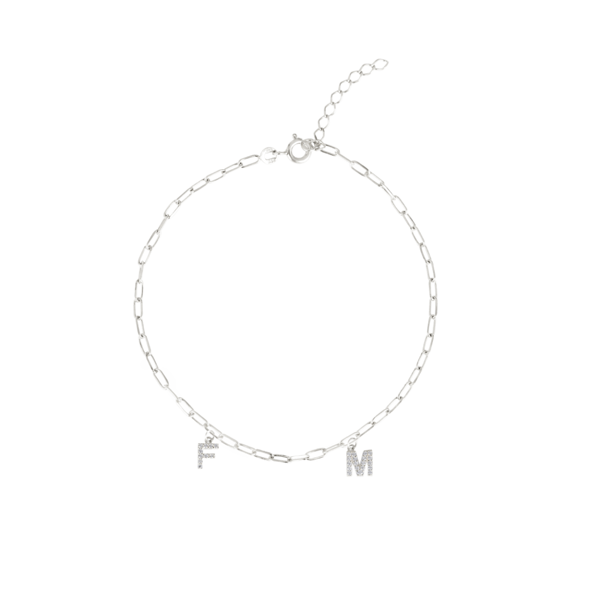 Charlotte Chain Letter Enkelband