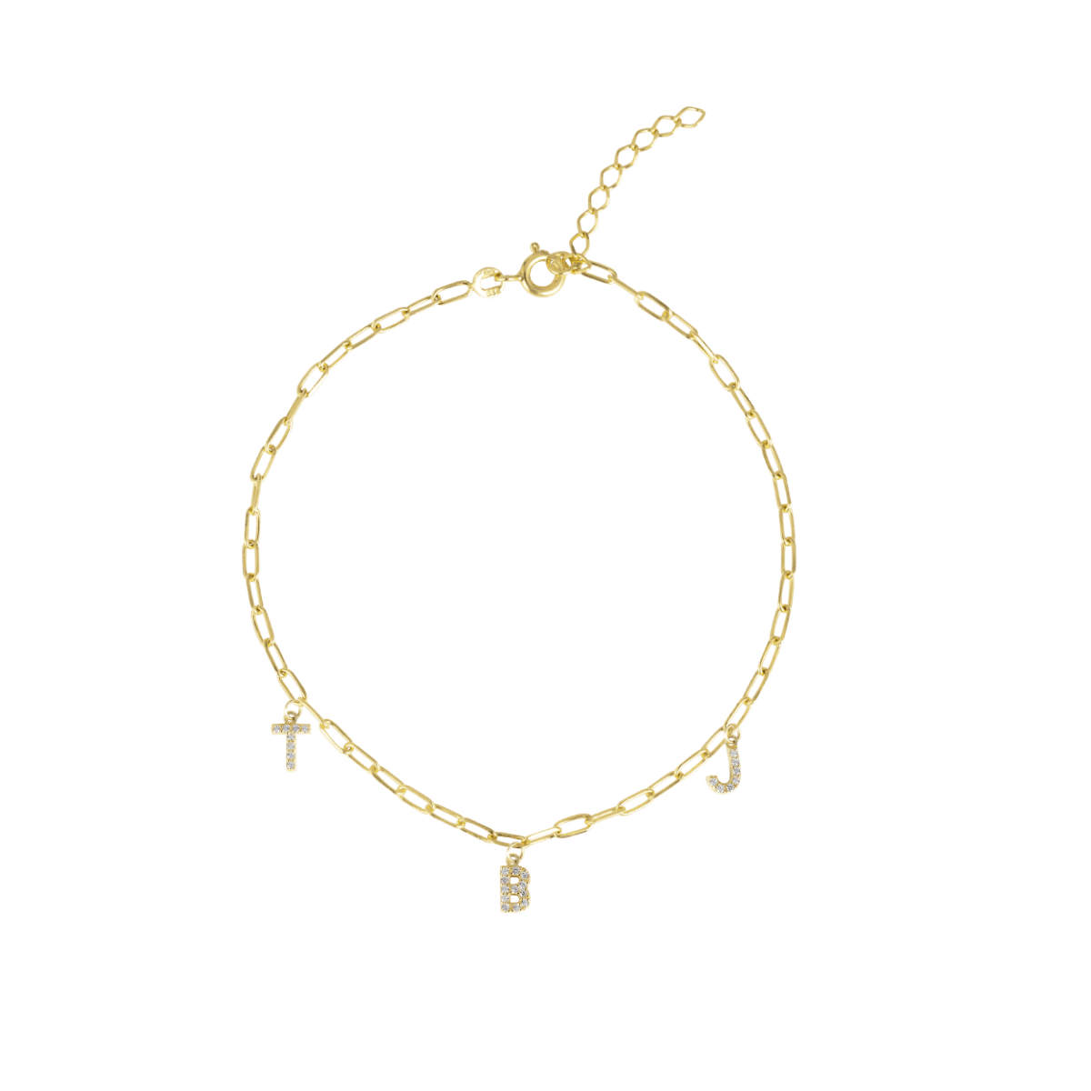 Charlotte Chain Letter Enkelband