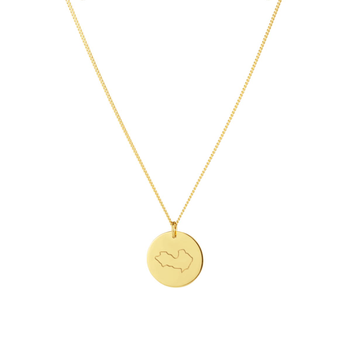 Place Line Coin Ketting