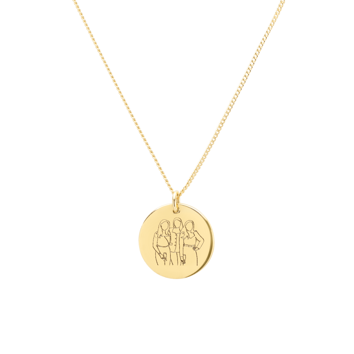 Photo Line Coin Ketting