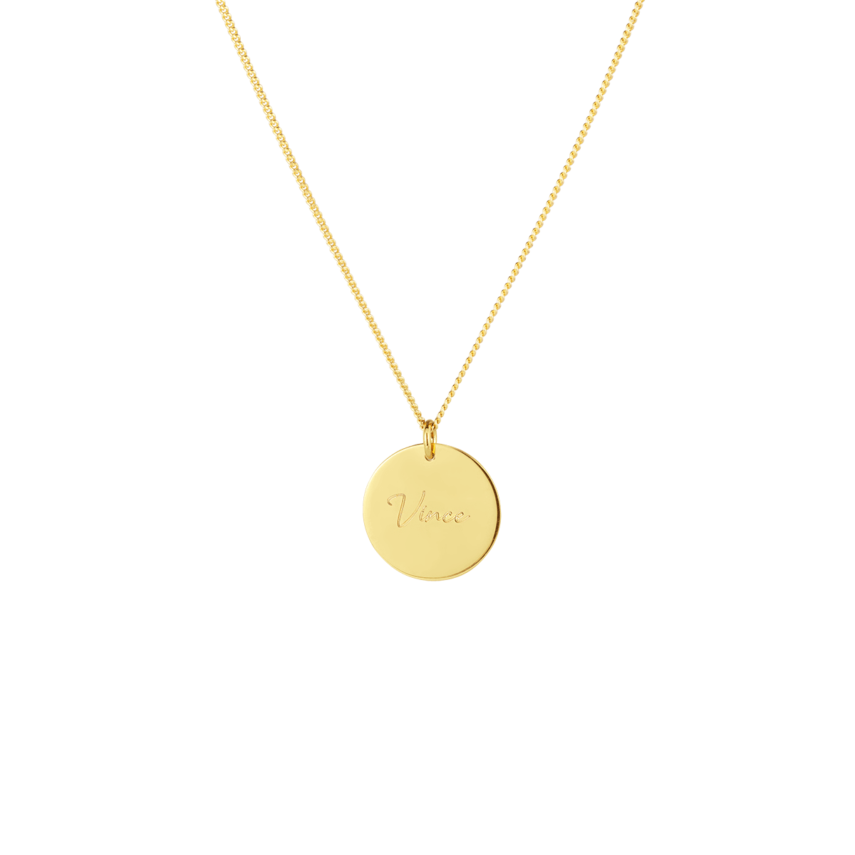 Birth Name Coin Necklace Vedder Vedder