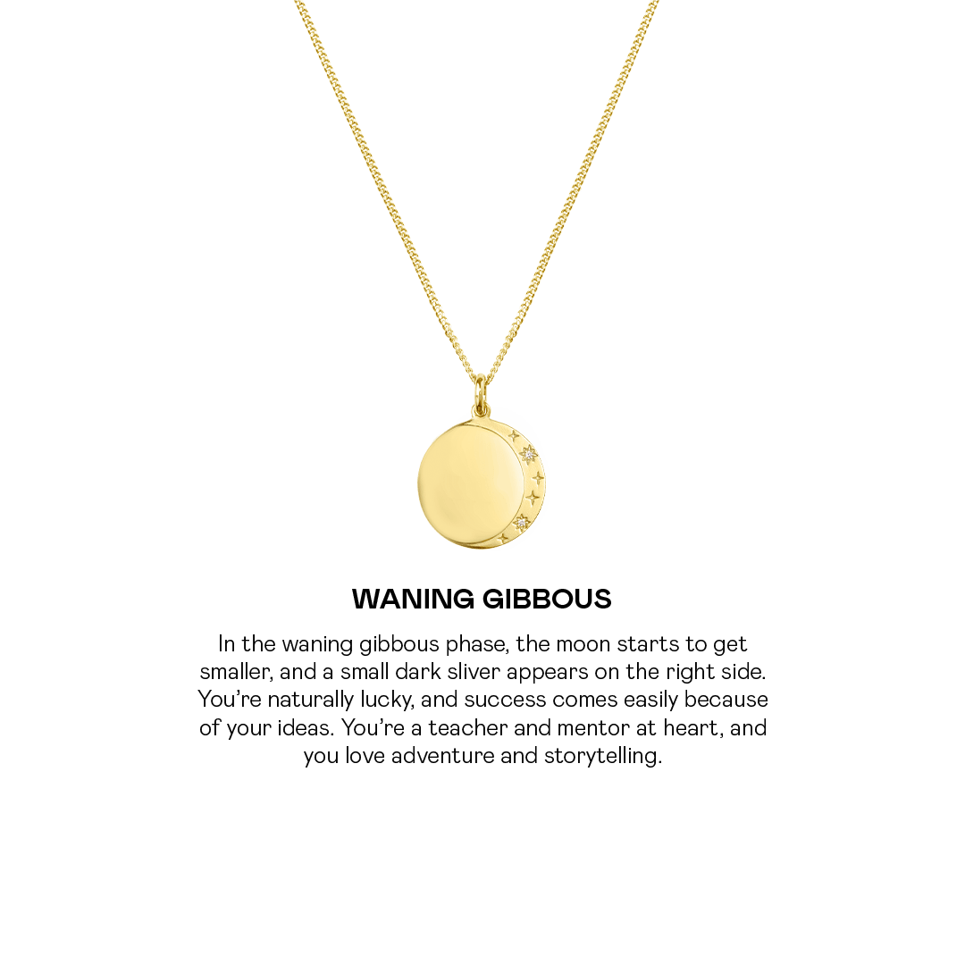 Moon Phase Coin Ketting