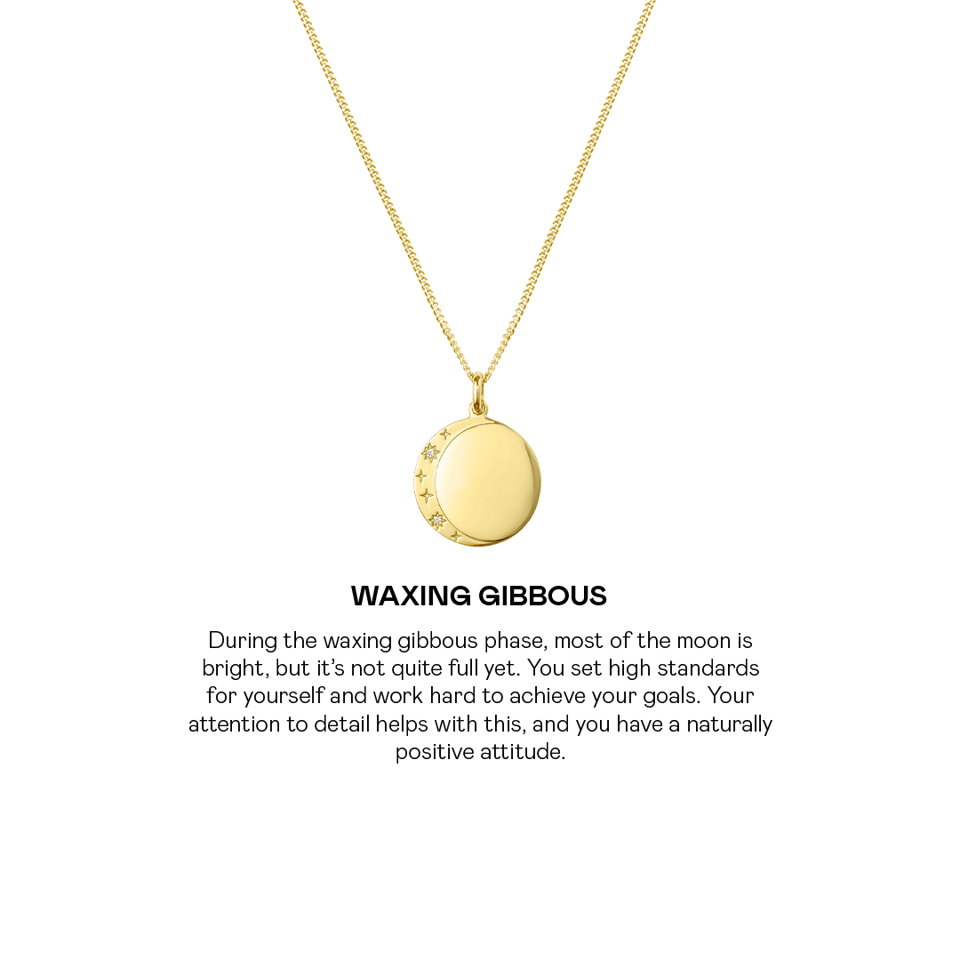 Moon Phase Coin Necklace