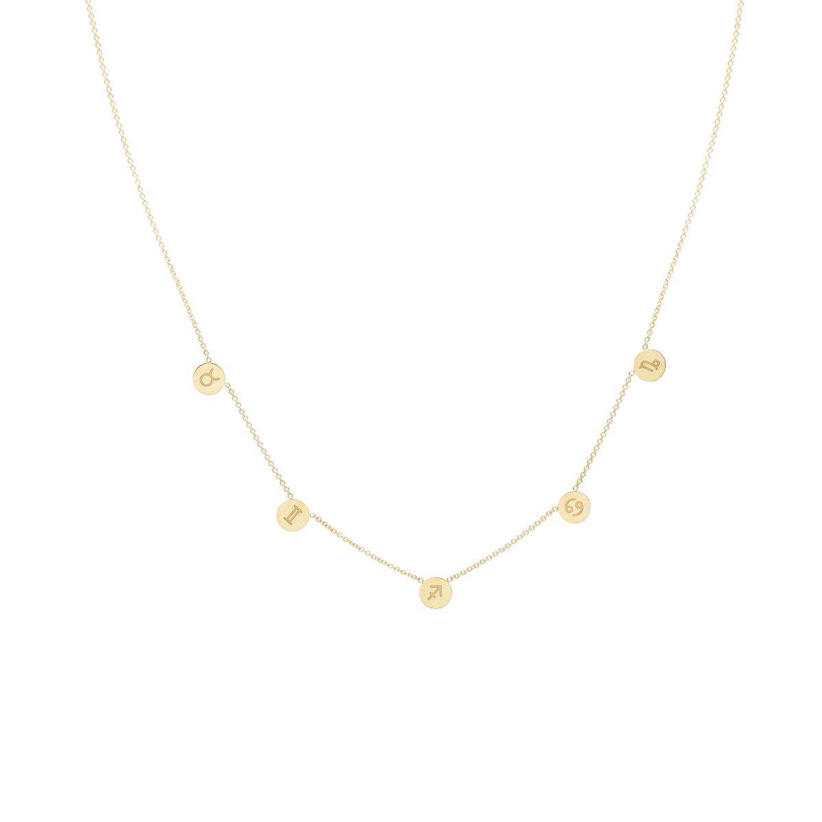 Little Zodiac Coin Necklace