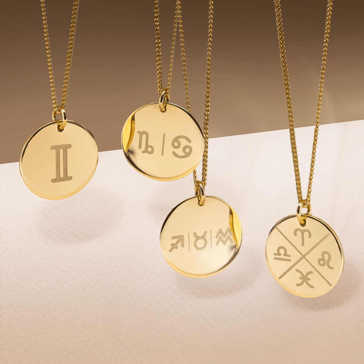 Zodiac Coin Ketting