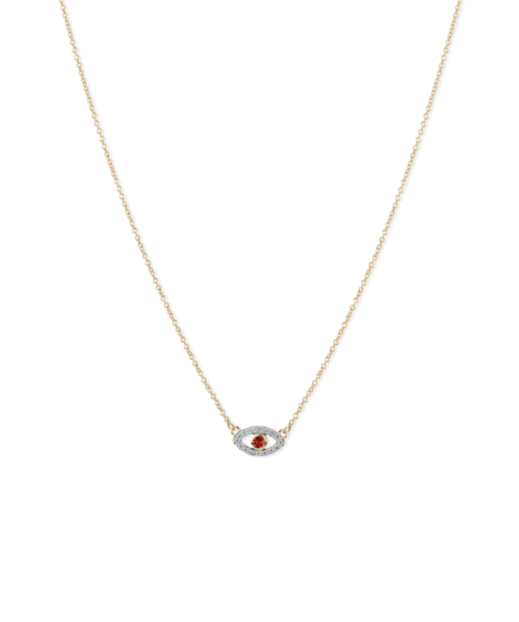 Birthflower Coin Necklace