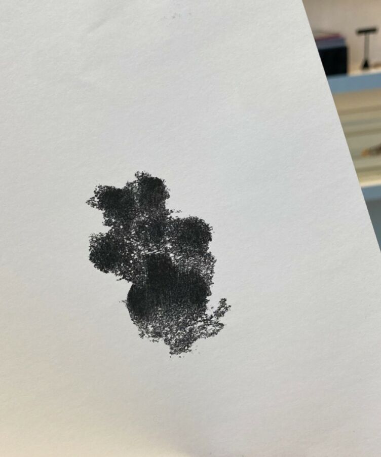 Do It Yourself Paw Print Ink Strip