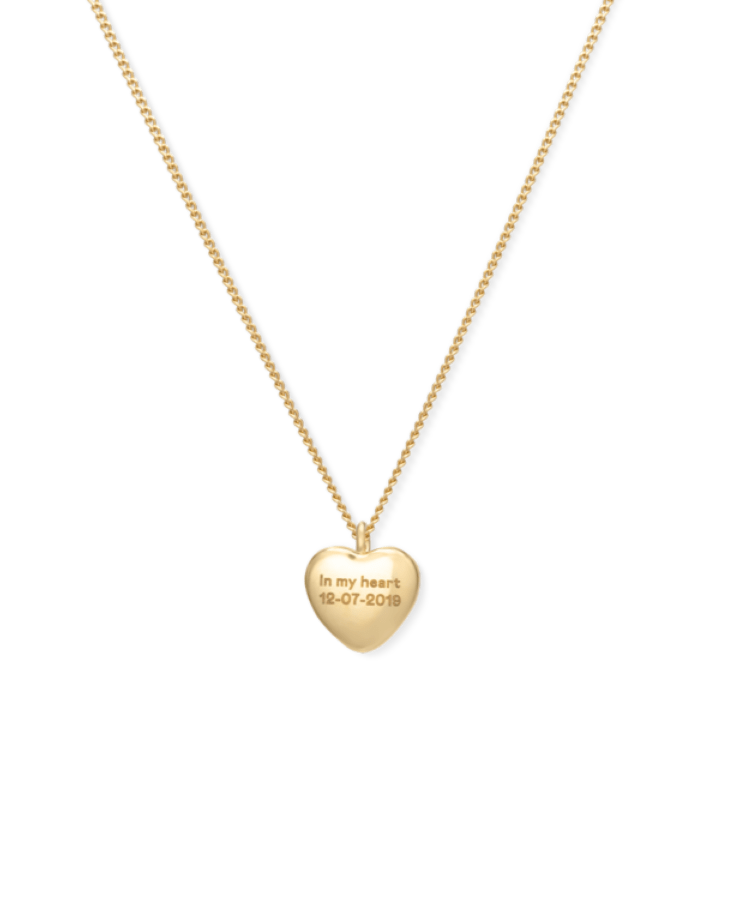 Ash Heart Necklace