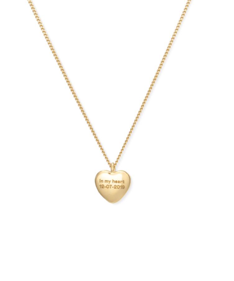 Ash Oval Fingerprint Necklace