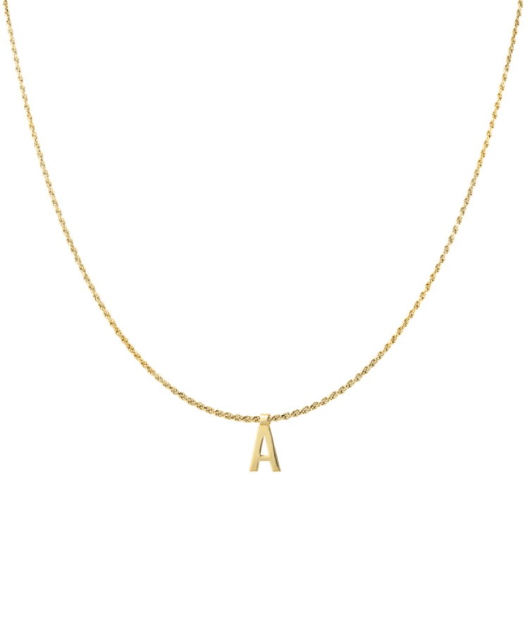 Ruby Rope Letter Ketting