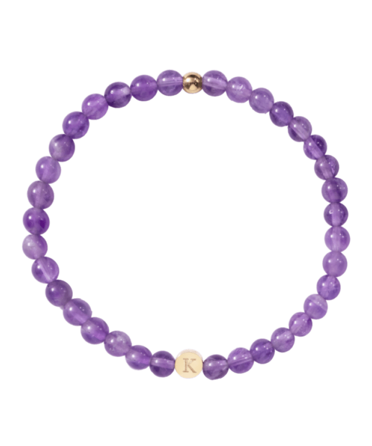 Initial Beaded Armband
