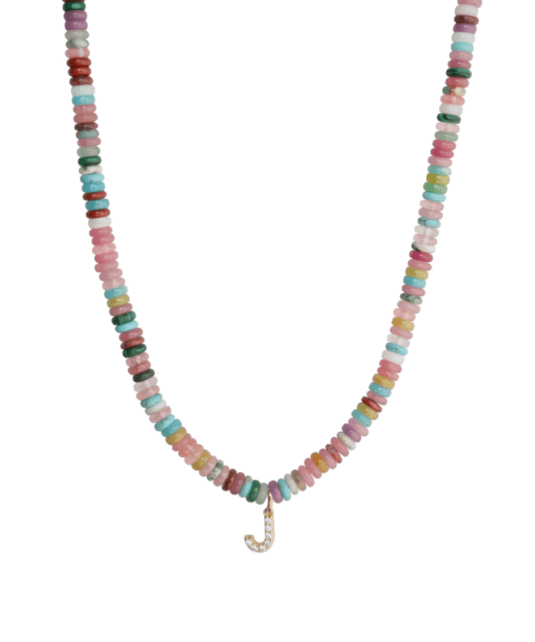 Pave Buchstaben Kordel Armband
