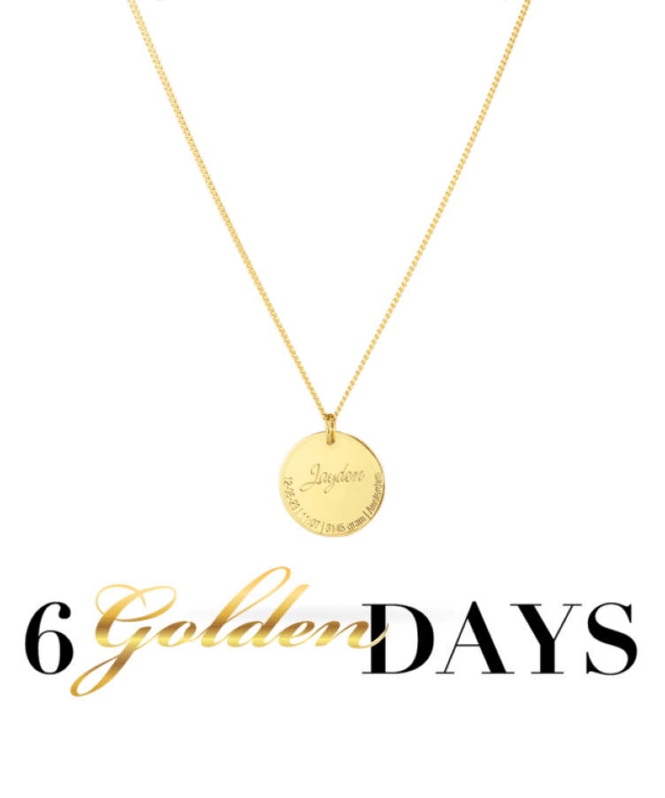 Geburtsurkunde Münze Kette Gold