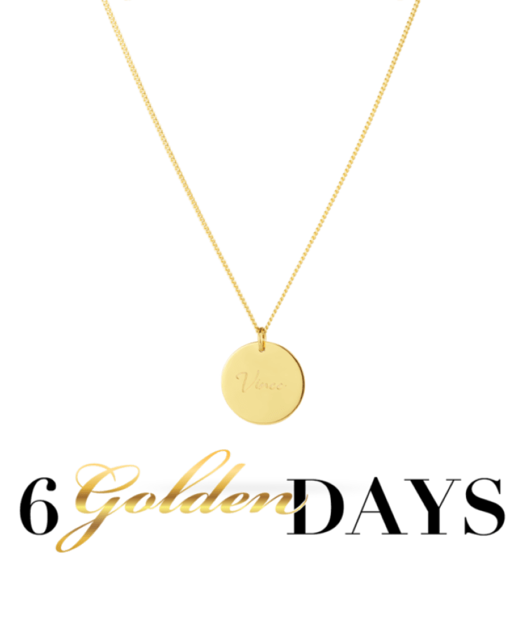 Geburtsname Münze Kette Gold