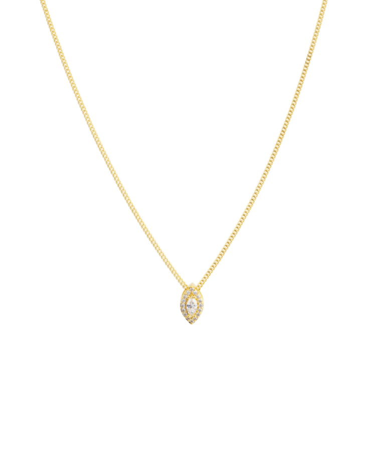 Birthstone Marquise Necklace