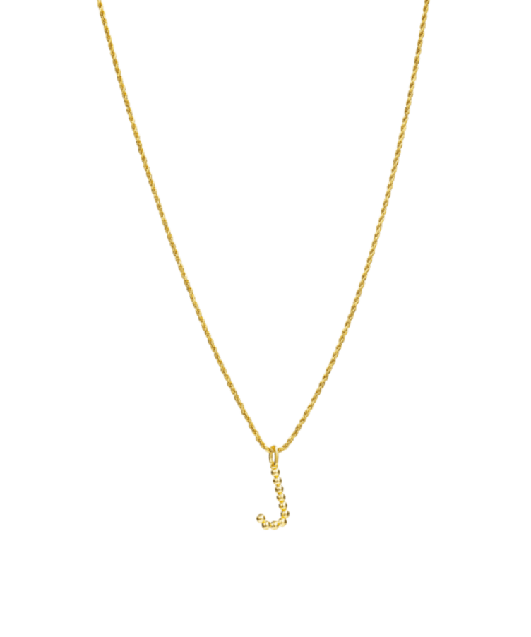Bubble Letter Rope Ketting