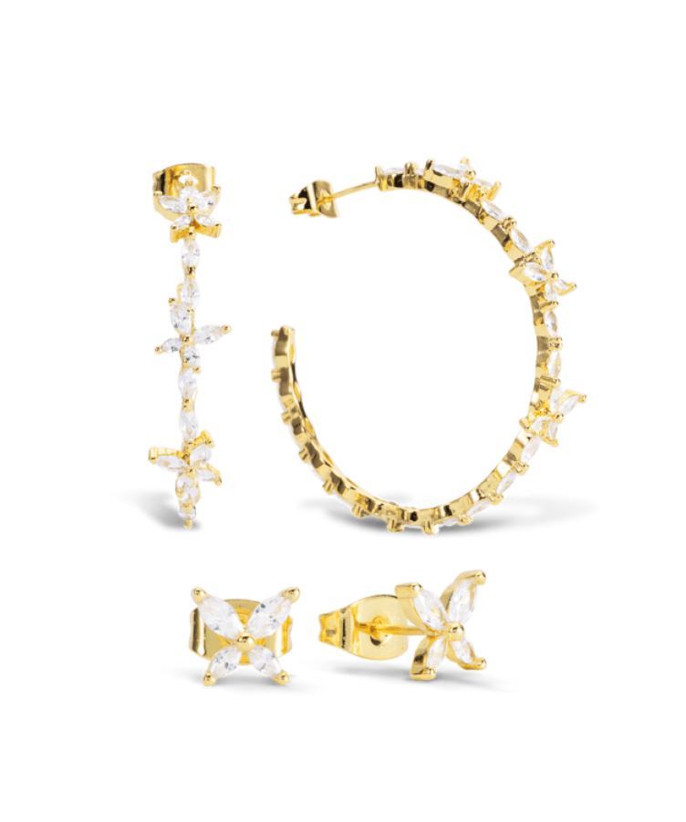 Butterfly Oorbellen Set