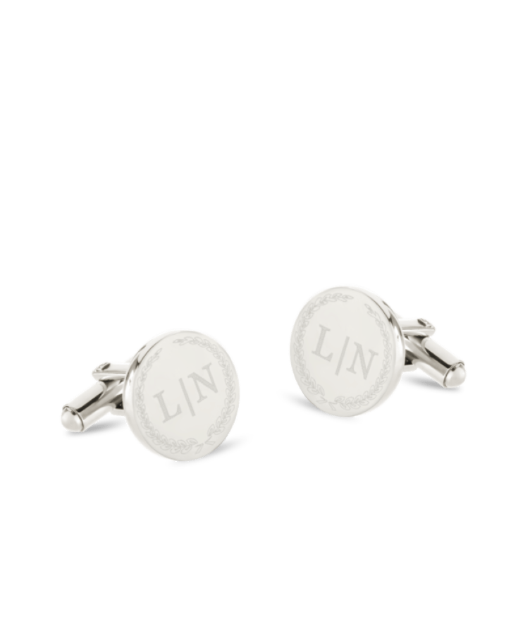 Men Initial Cufflinks