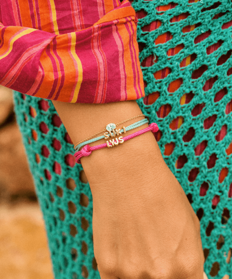 Bold Letter Paracord Armband