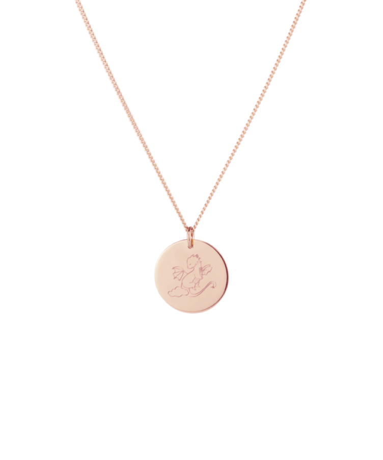 Birth Card Coin Kette