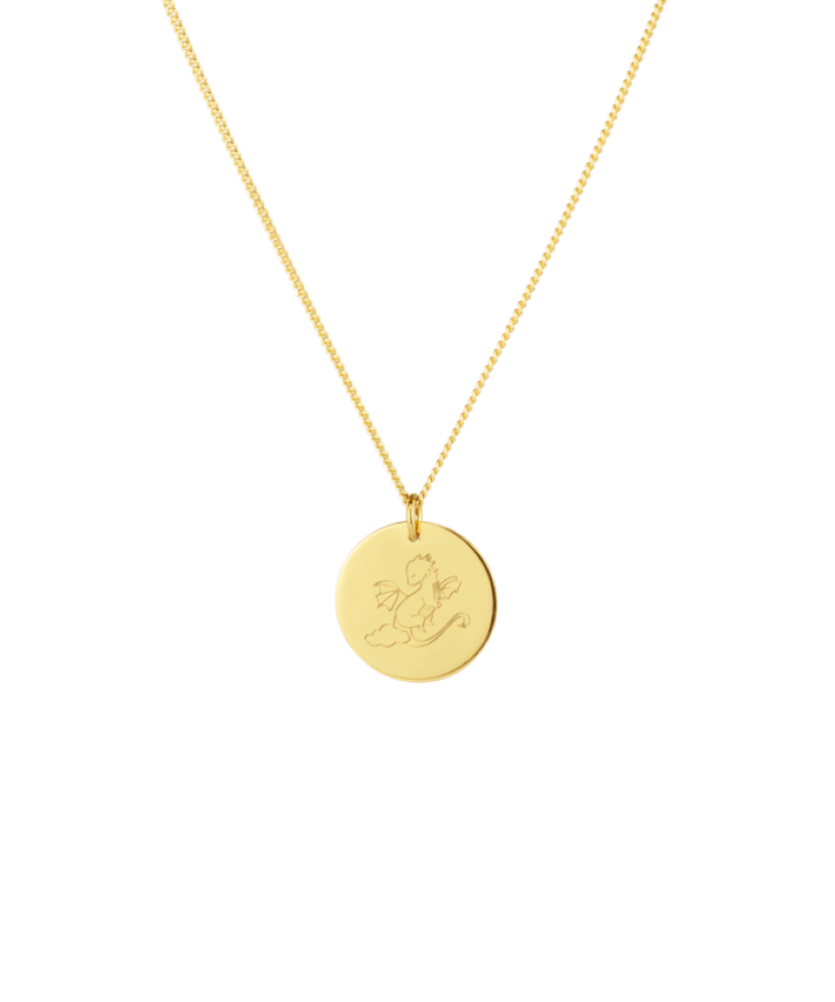 Birth Card Coin Kette