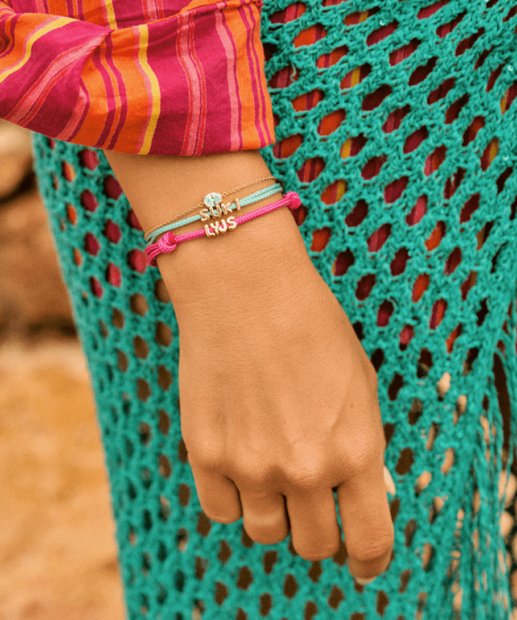 Bold Letter Armband