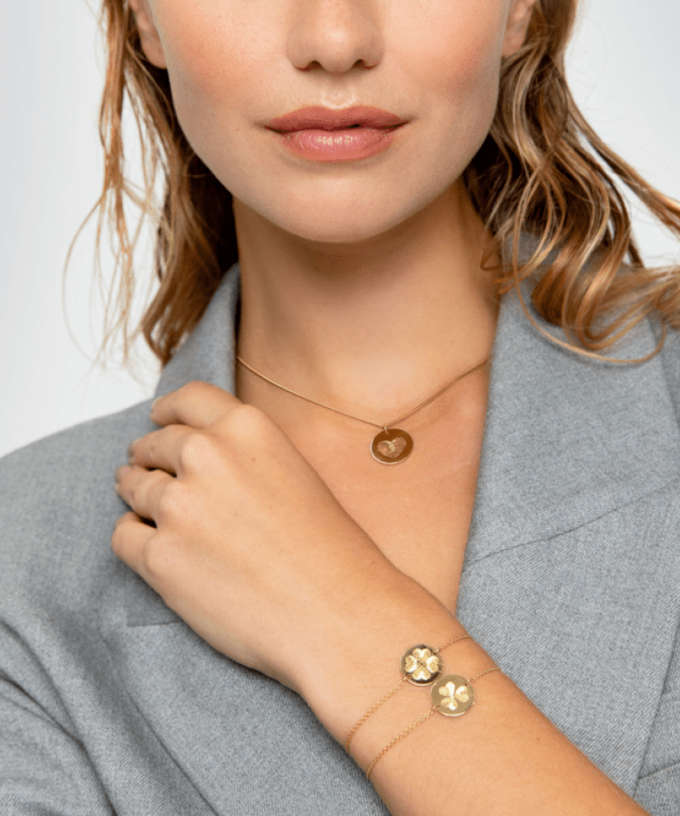 Family Fingerprint Coin Necklace