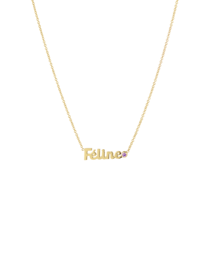 Name Birthstone Kette Deluxe