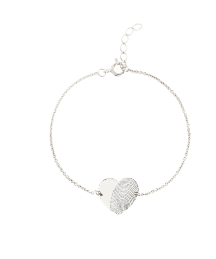 Fingerprint Heart Armband