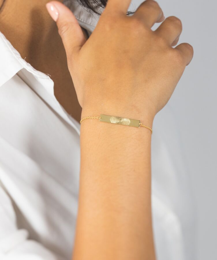 Fingerprint Bar Bracelet 