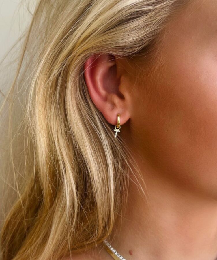 Lexi Letter Earrings