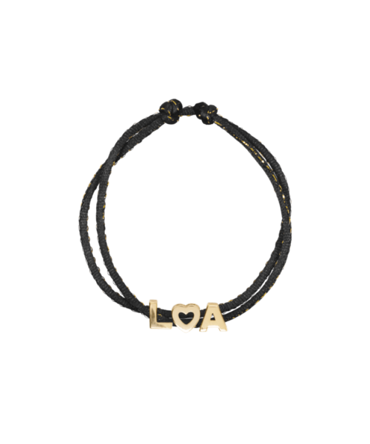 Lola Letter Sparkle Bracelet
