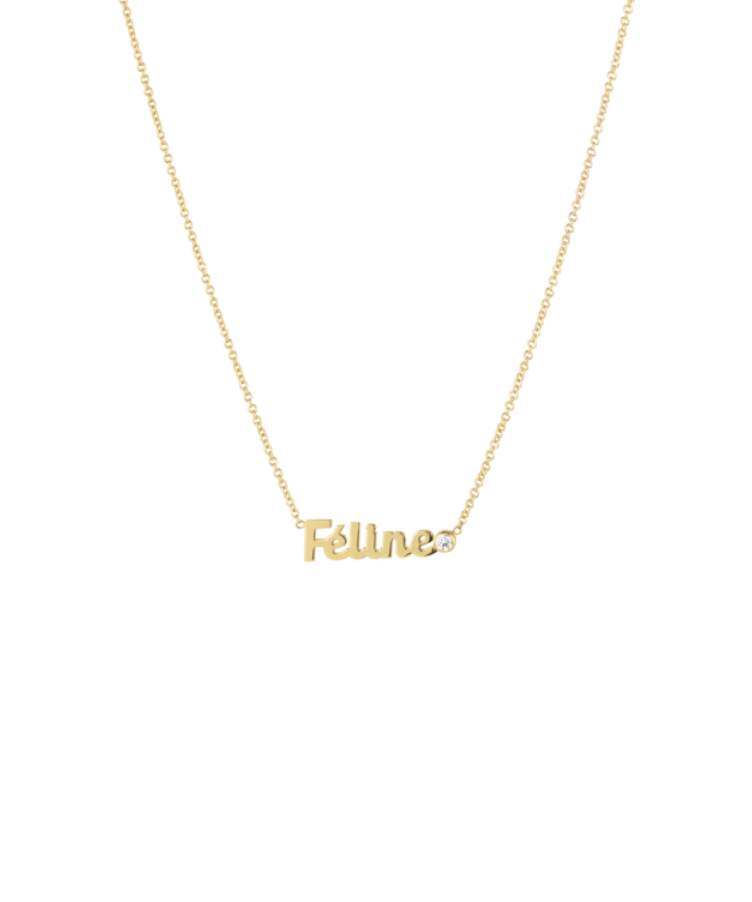 Name Diamond Necklace Deluxe