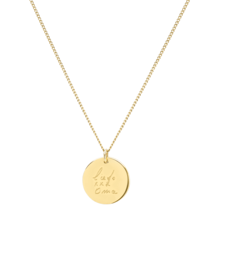 Handwritten Coin Ketting