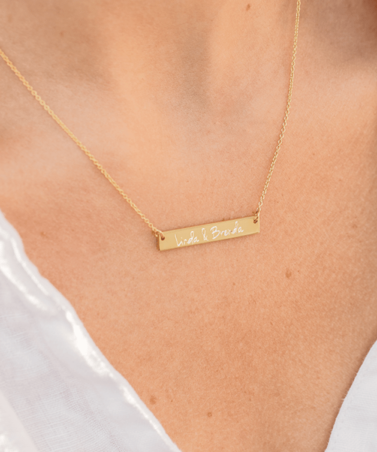 Handwritten Bar Ketting