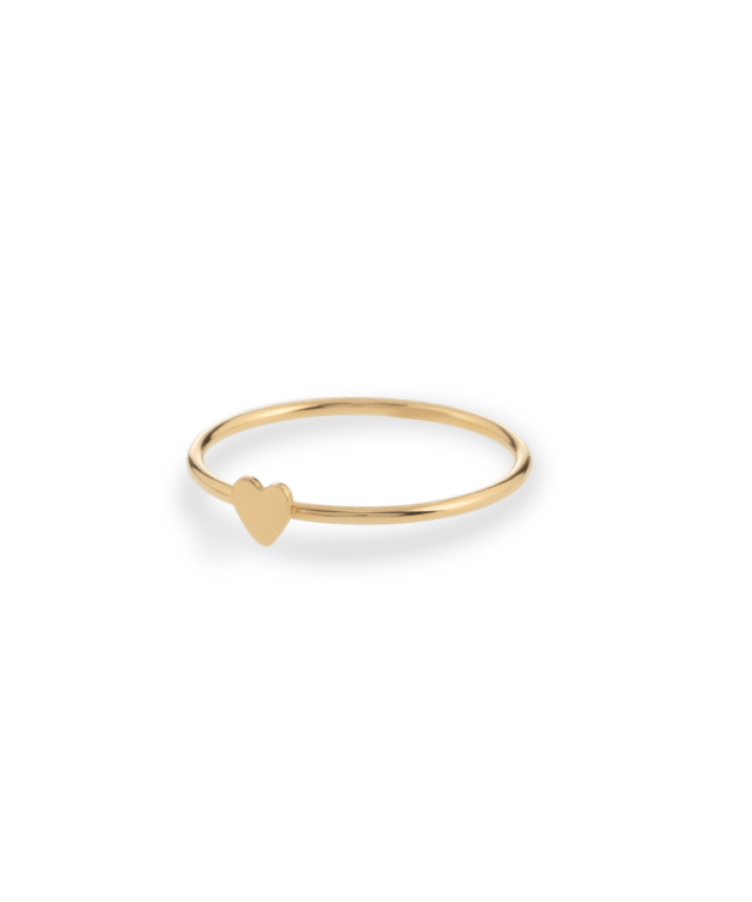 heart ring gold