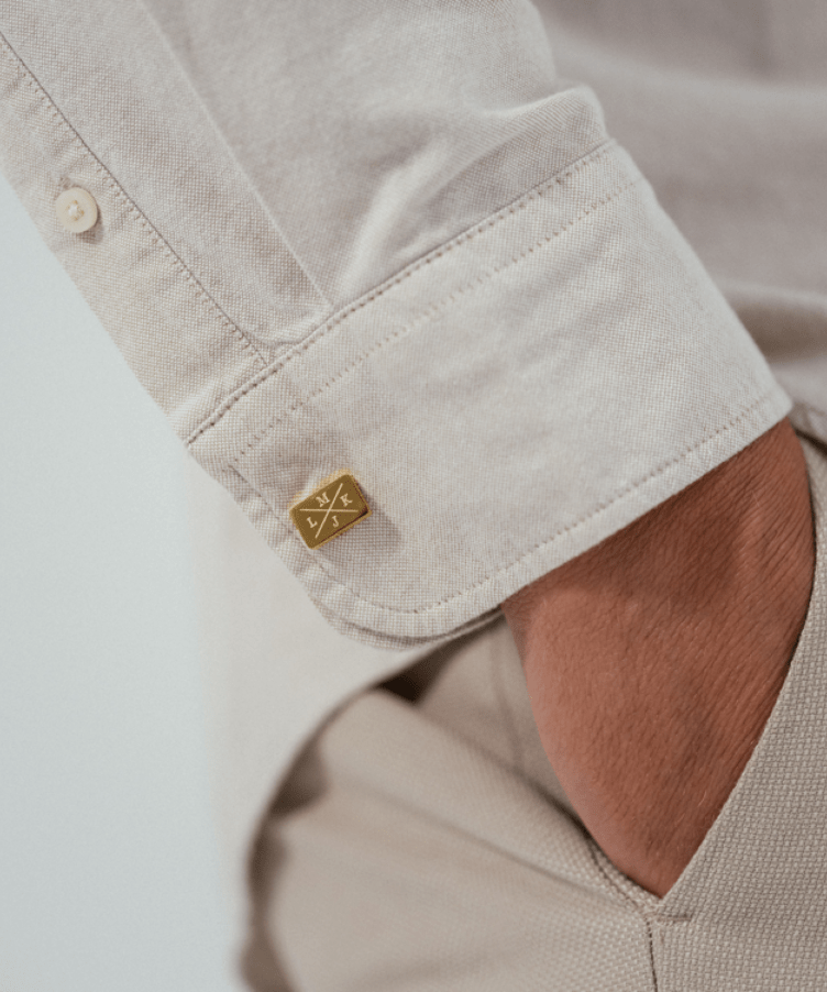 Men Initial Engraved Cufflinks