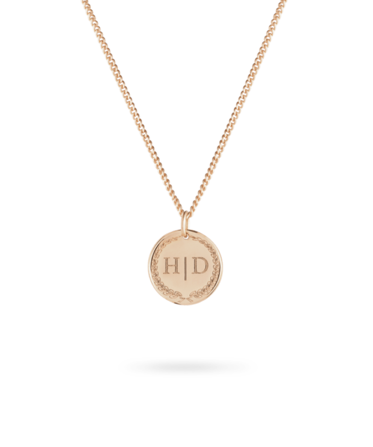 Initial Coin Ketting Deluxe