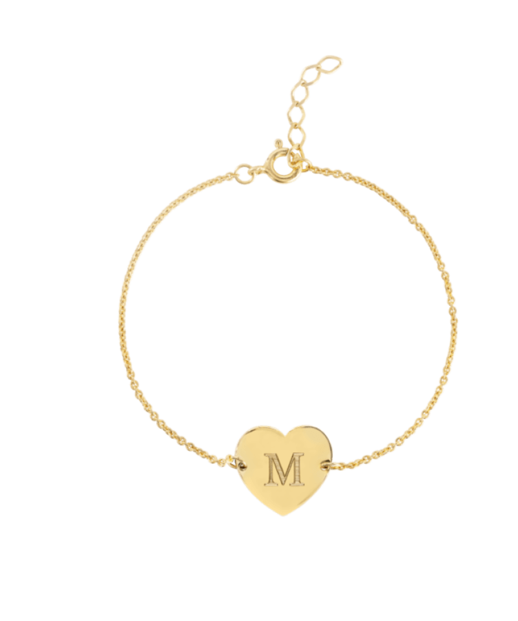 Fingerprint Heart Bracelet