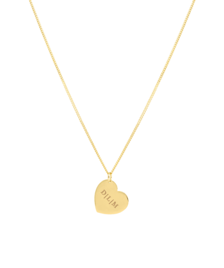 Fingerprint Heart Ketting