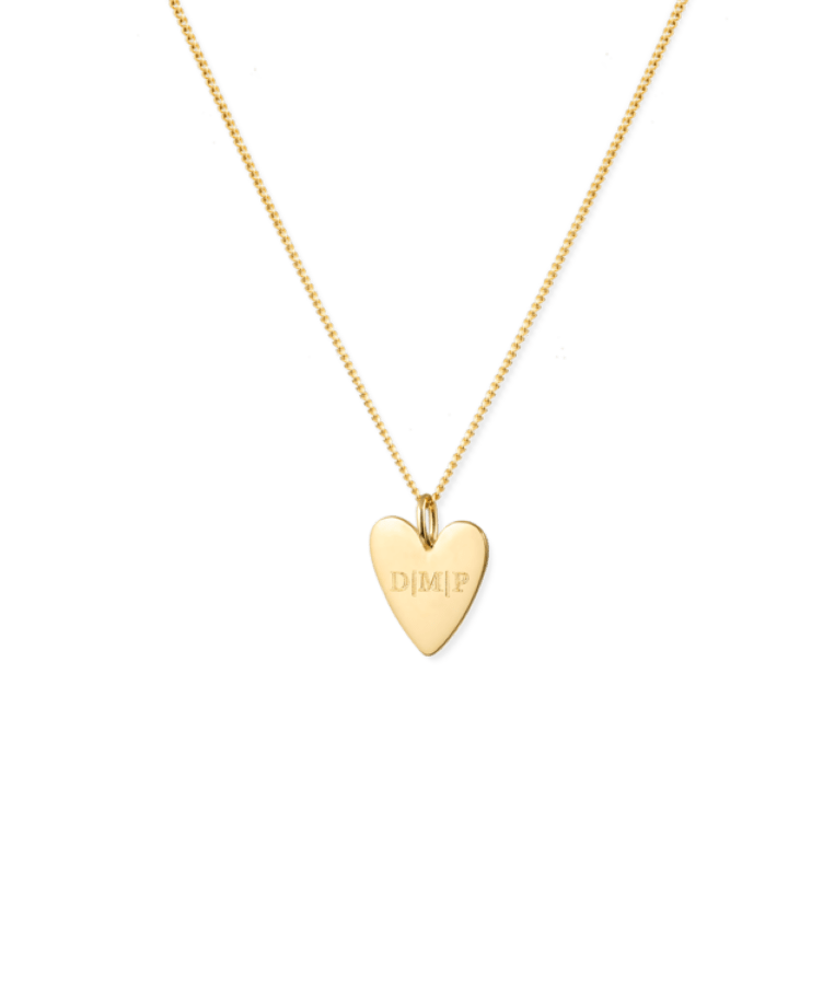 Initial Heart Necklace
