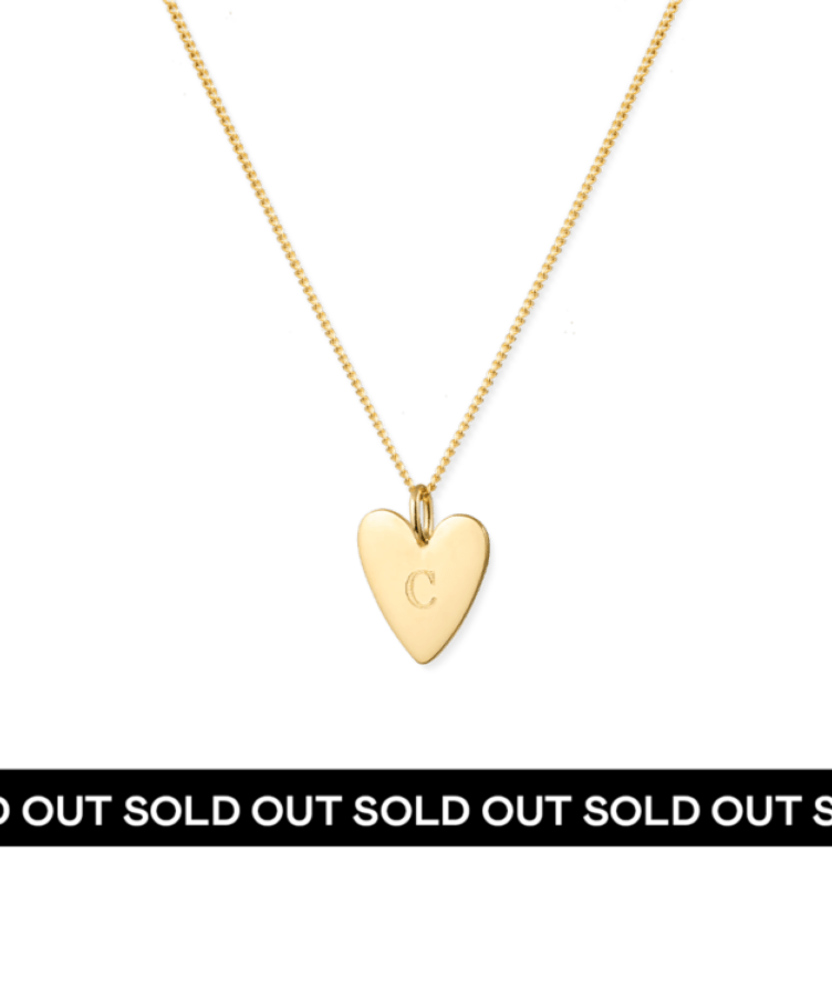 Initial Heart Kette