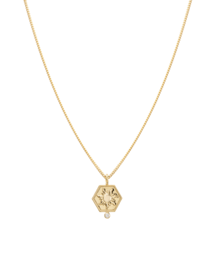 Fingerprint Coin Necklace