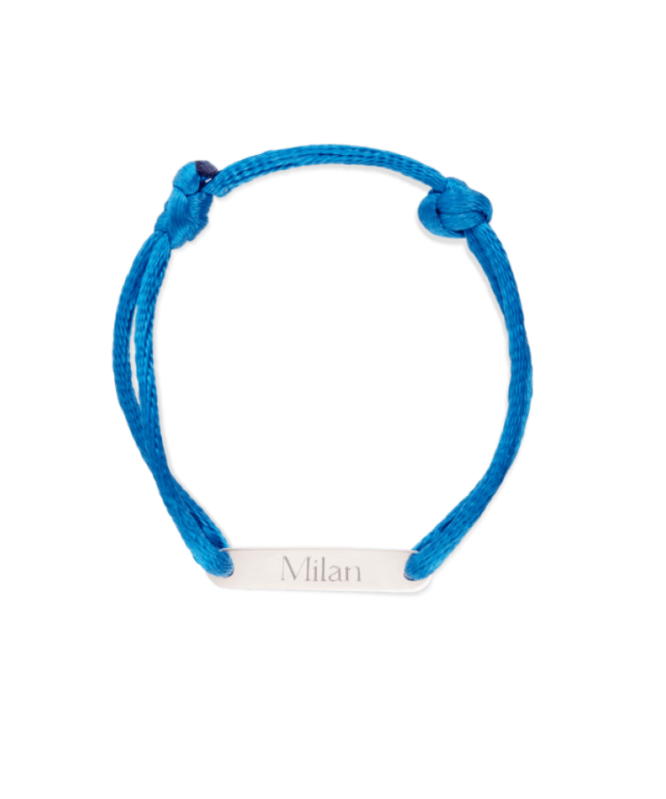 Mini Bobby Bar Text Bracelet