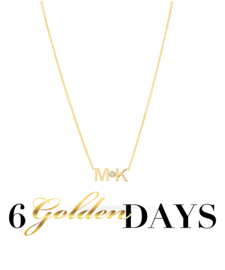 Buchstaben + Diamant Kette