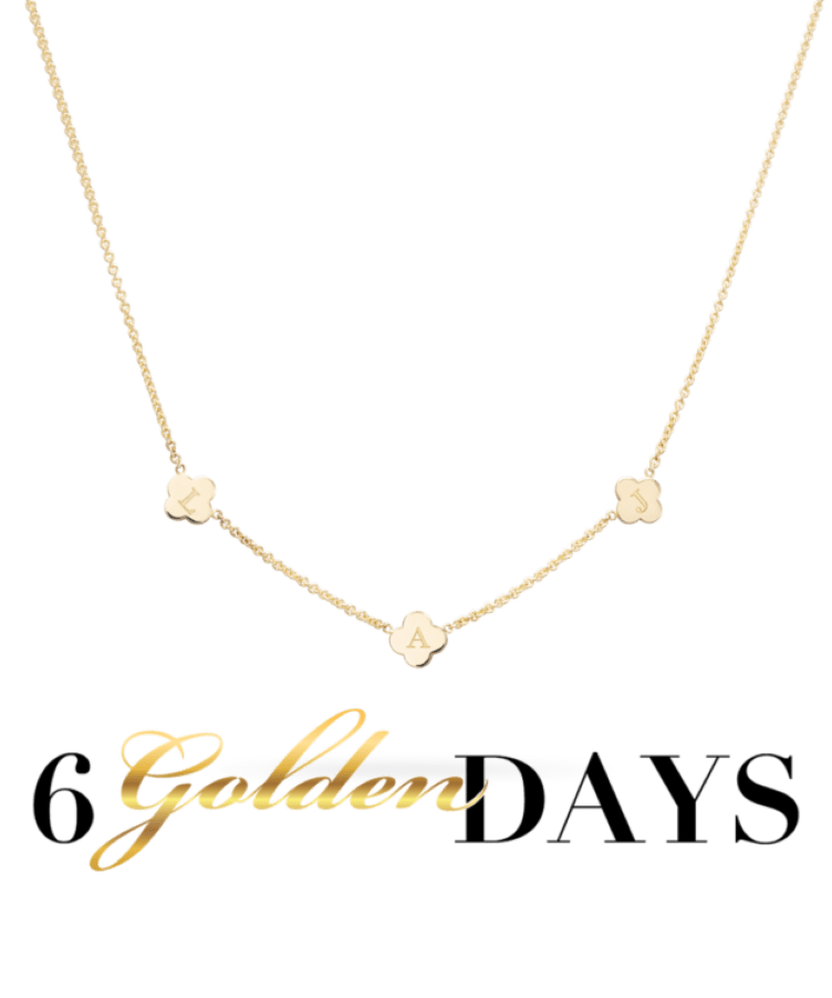 Kleine Kleeblatt Kette