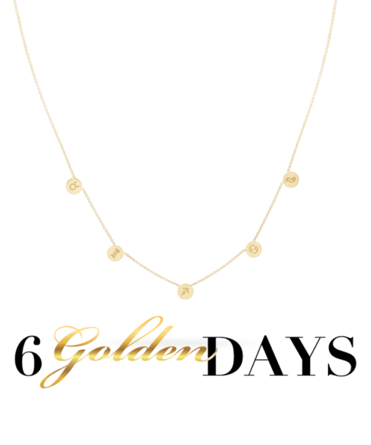 Kleine Sternzeichen Münze Kette