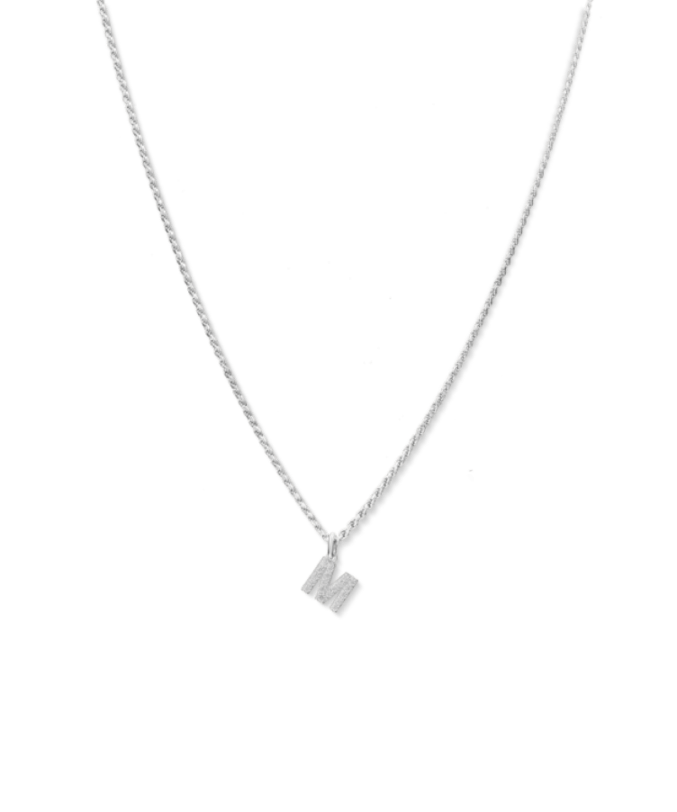Ivy Initial Rope Necklace