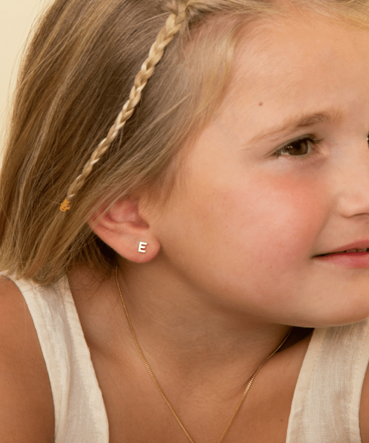 Kids Lola Letter Studs