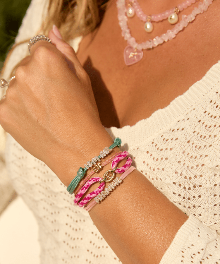 Pavé Letter Armband